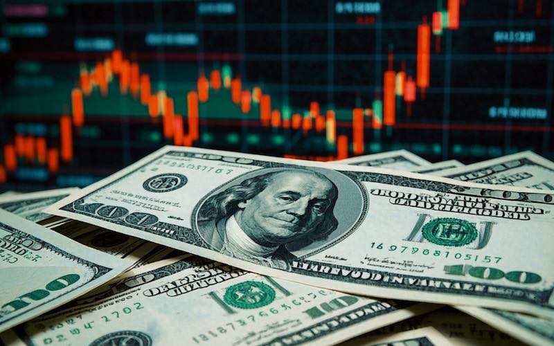 美元走強疊加油價走高，使得美元兑加元進入區間震盪